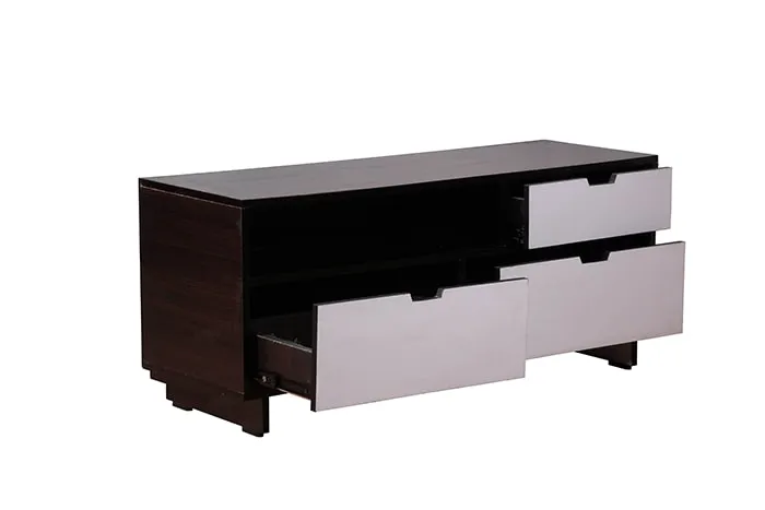 VIVDeal The Black & The White Drawers TV Unit